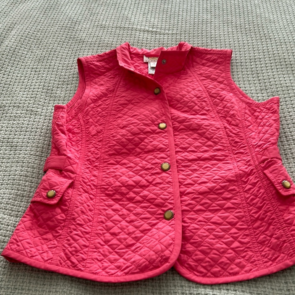 Pink Talbots vest